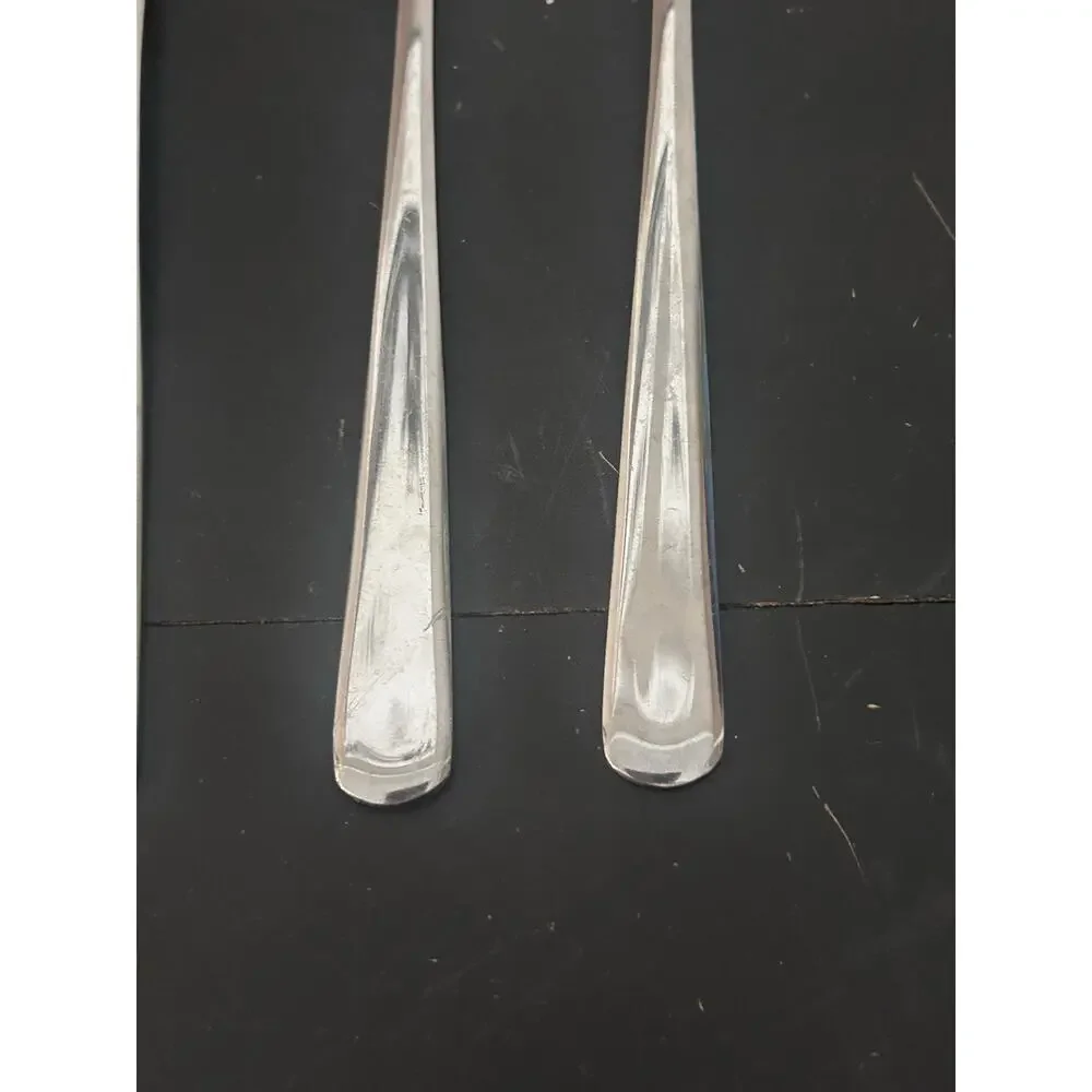 Set of 3 Endurance Stainless China 6” Bouillon Soup Spoons Stainless Steel